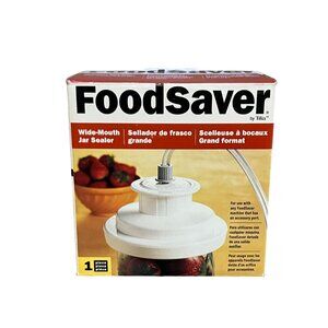 2001 FoodSaver Wide Mouth Jar Sealer NEW Old Stock 03-0023-01